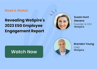 WeSpire Live Promo for State of ESG Employee Engagement 2023