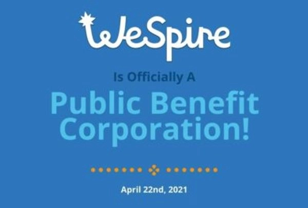 WeSpire Press Release for Public Benefit Corporation