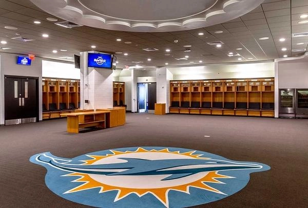NFL Miami Dolphins Locker room