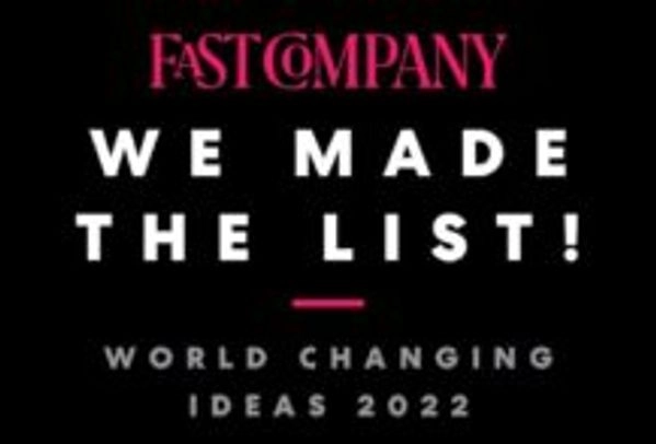 Badge from Fast Company's World Changing Ideas 2022 award