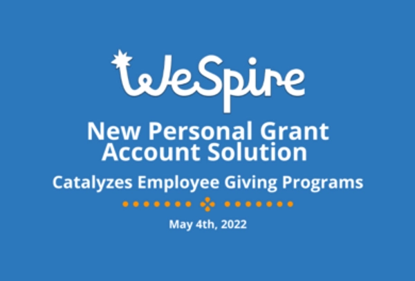 Cover Image of WeSpire's Employee Giving Press Release